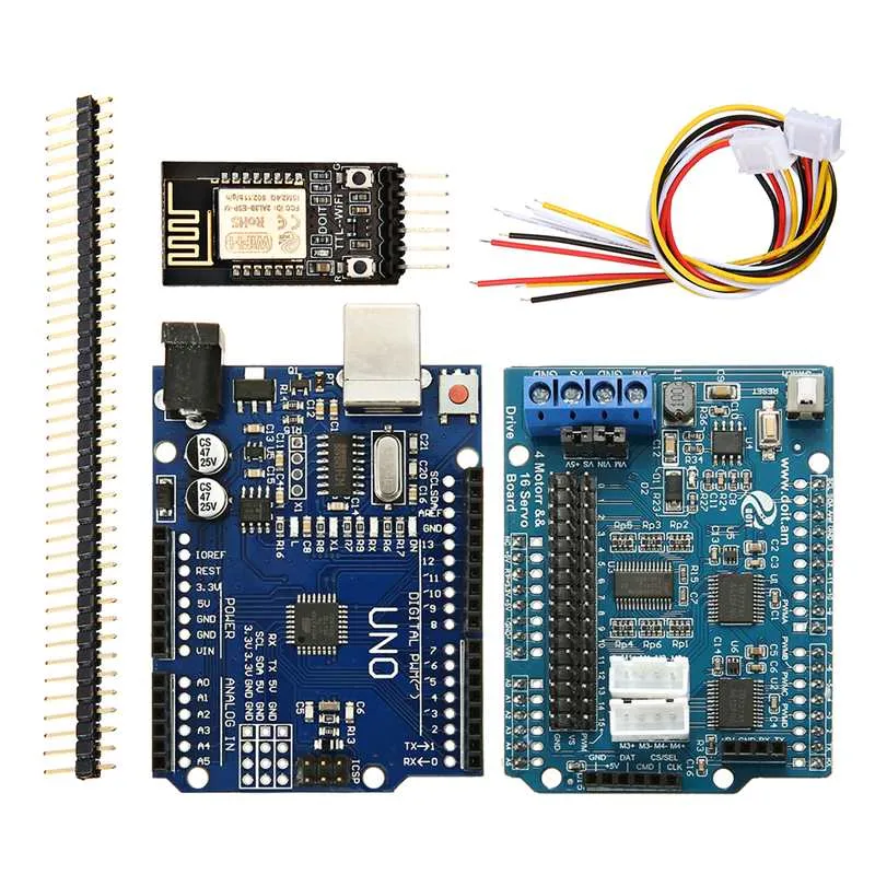 WiFi bluetooth Handle DIY Remote Control Smart Car Module Kit For Arduino Motor Servo Drive Arm