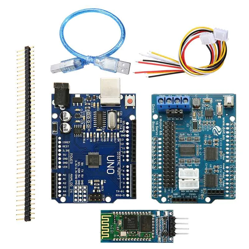 WiFi bluetooth Handle DIY Remote Control Smart Car Module Kit For Arduino Motor Servo Drive Arm