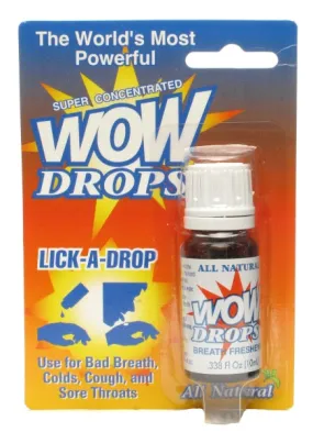 WOW DROPS - Breath Freshener - 0.32 oz (10 ml)