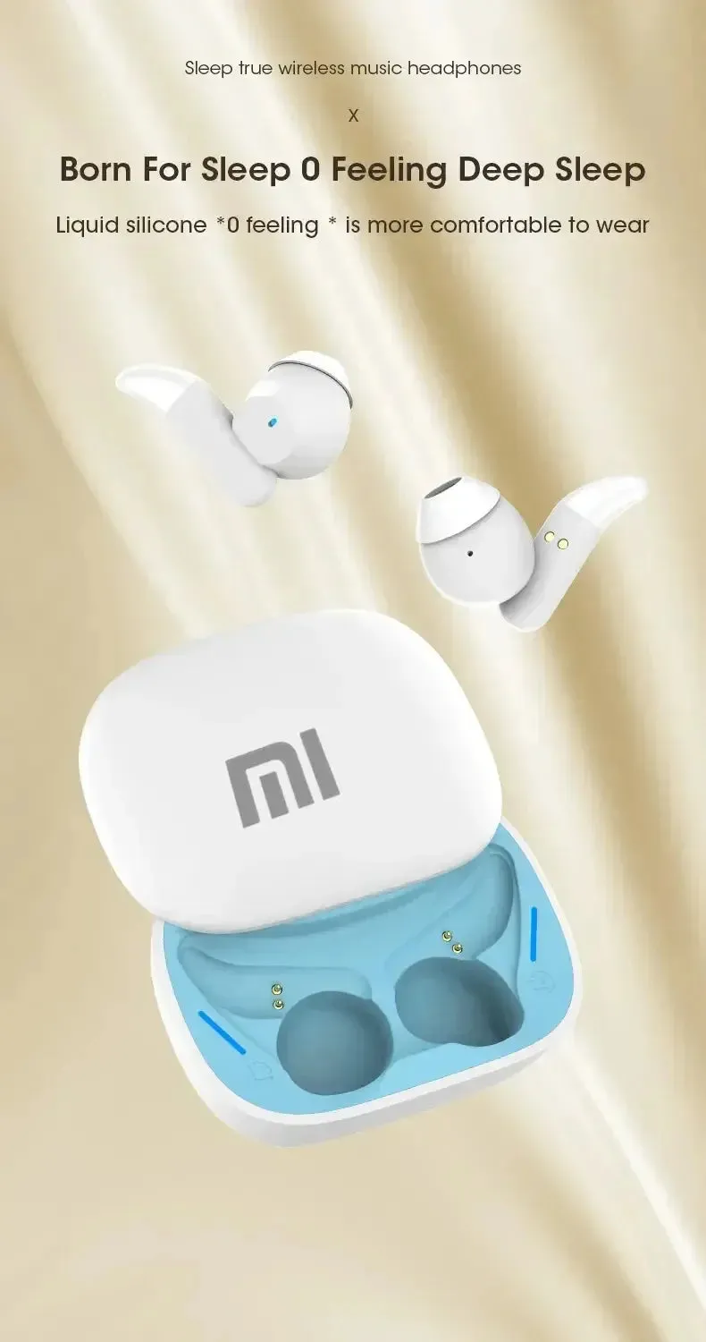 Xiaomi Mini Sleep Wireless Invisible Earbuds Bluetooth Gaming Sport Headphones HiFi Stereo Sound Music Headphones TWS Earphones