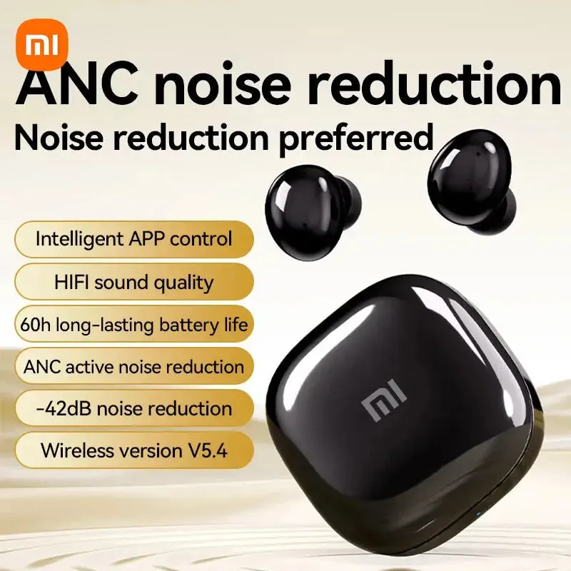 XIAOMI S09 ANC Wireless Earbuds Noise Cancelling Bluetooth5.4 In Ear ENC Earphones TWS Hifi Sound Waterproof Headset With Mic