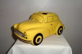 Yellow Morris Minor Sadler Hold It Desk Tidy