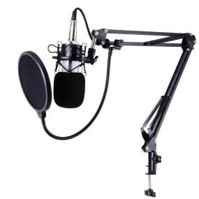 Yescom Studio Vocal Recording Microphone Kit w/ Shock Mount & Filter