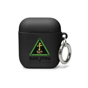 Zoo Jitsu Fighters Logo Rubber Case for AirPods®